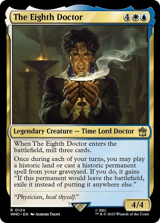 The Eighth Doctor in the group Magic the Gathering / Types / Colors / Multicolors / U, W at Proxyprinters.com (59281)