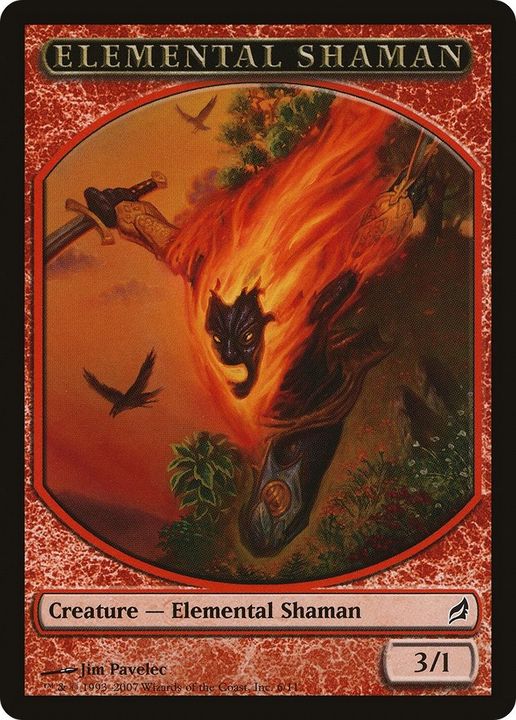 Elemental Shaman in the group Magic the Gathering / Sets / Lorwyn Tokens at Proxyprinters.com (59311)