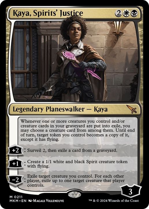 Kaya, Spirits' Justice in the group Magic the Gathering / Sets / Murders at Karlov Manor at Proxyprinters.com (59312)