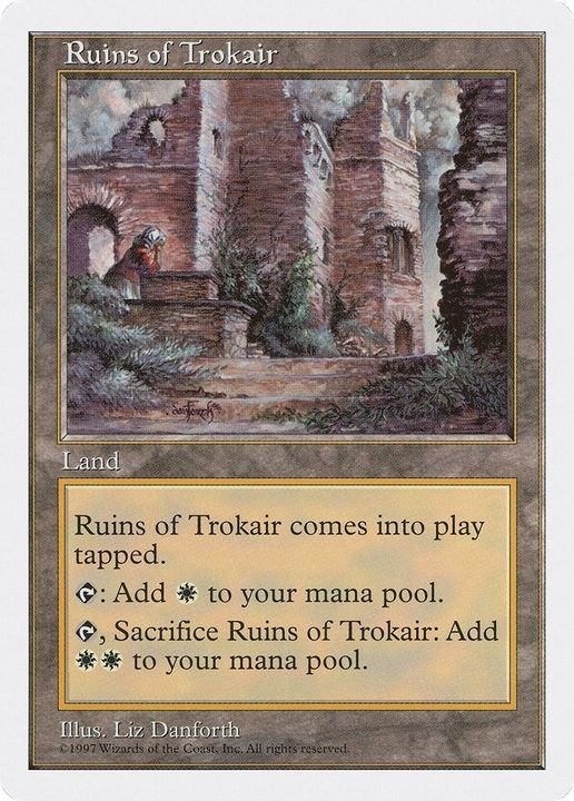 Ruins of Trokair in the group Magic the Gathering / Sets / Fifth Edition at Proxyprinters.com (59324)