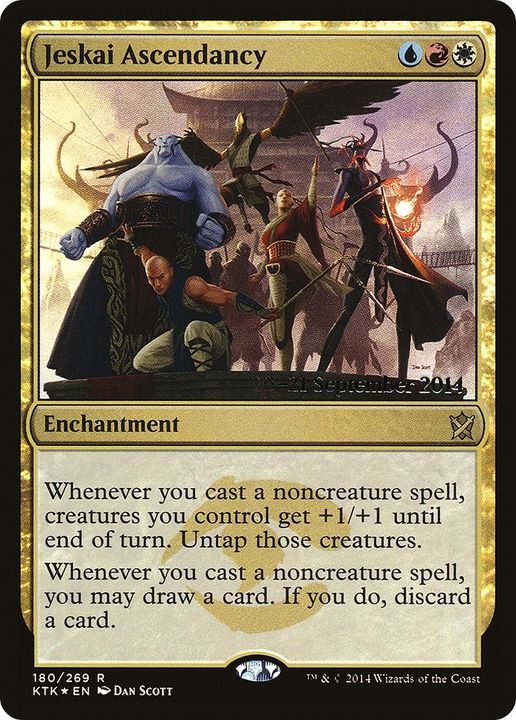 Jeskai Ascendancy in the group Magic the Gathering / Sets / Khans of Tarkir Promos at Proxyprinters.com (59332)