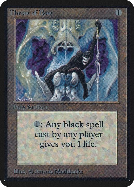 Throne of Bone in the group Magic the Gathering / Types / Artifacts / Artifact at Proxyprinters.com (59334)