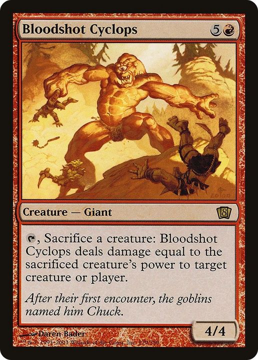 Bloodshot Cyclops in the group Magic the Gathering / Sets / Eighth Edition at Proxyprinters.com (59356)