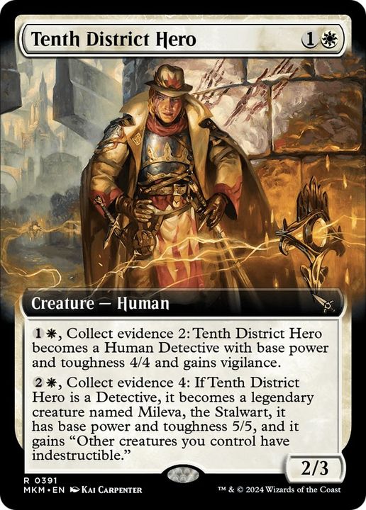 Tenth District Hero in the group Magic the Gathering / Sets / Murders at Karlov Manor at Proxyprinters.com (59374)