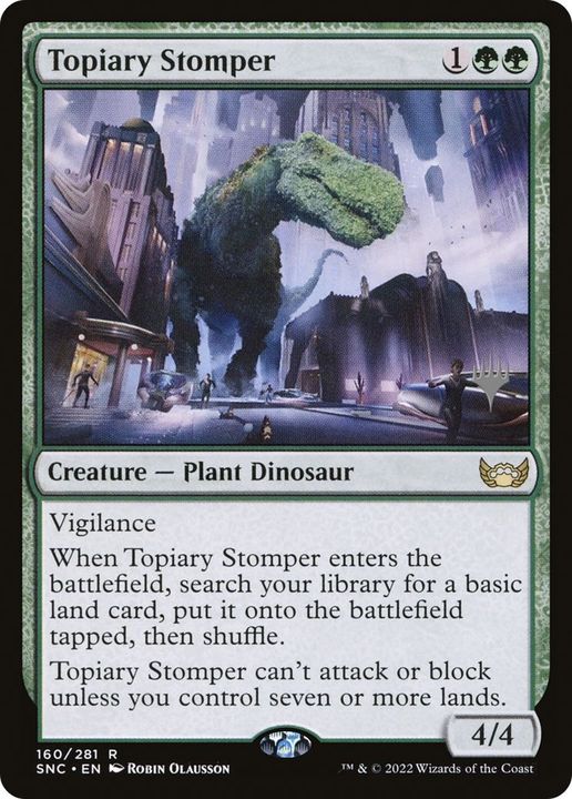 Topiary Stomper in the group Magic the Gathering / Types / Colors / Green at Proxyprinters.com (59377)