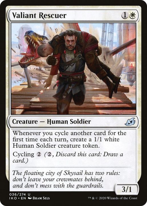 Valiant Rescuer in the group Magic the Gathering / Types / Creatures / Human at Proxyprinters.com (59380)