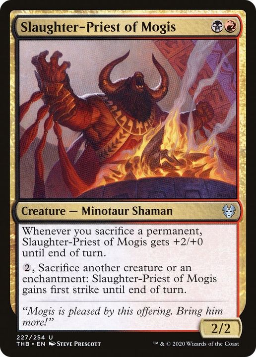 Slaughter-Priest of Mogis in the group Magic the Gathering / Sets / Theros Beyond Death at Proxyprinters.com (59382)