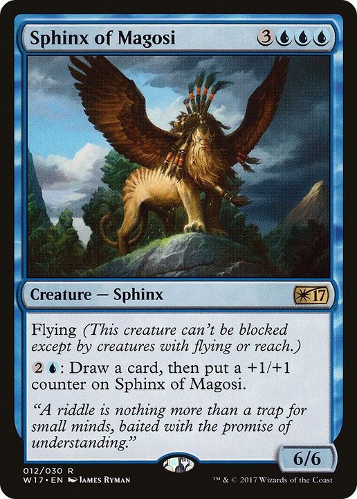 Sphinx of Magosi in the group Magic the Gathering / Types / Colors / Blue at Proxyprinters.com (59384)