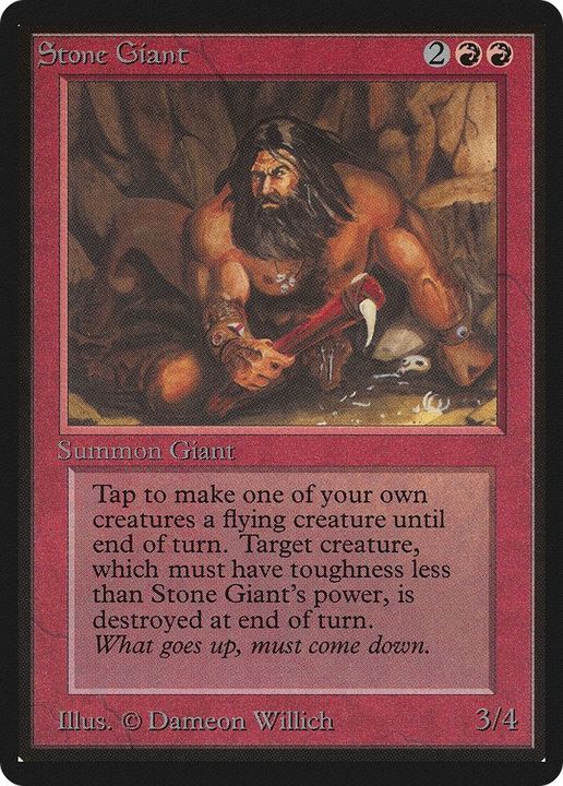 Stone Giant in the group Magic the Gathering / Types / Colors / Red at Proxyprinters.com (59386)