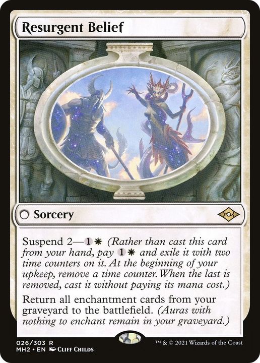 Resurgent Belief in the group Magic the Gathering / Types / Colors / White at Proxyprinters.com (594)