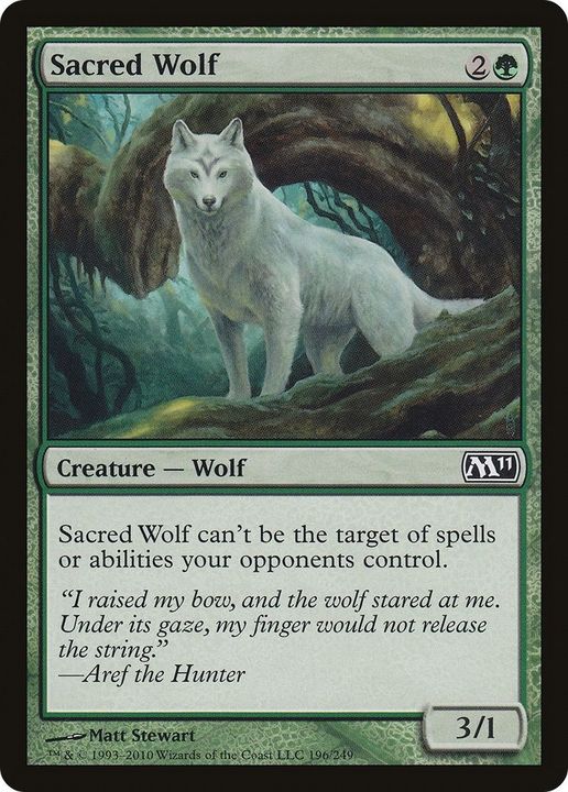 Sacred Wolf in the group Magic the Gathering / Types / Colors / Green at Proxyprinters.com (59401)