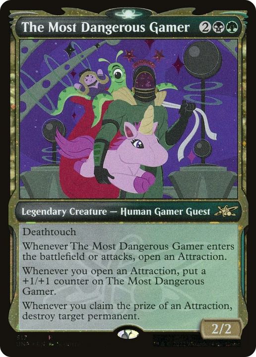 The Most Dangerous Gamer in the group Magic the Gathering / Types / Colors / Multicolors / B, G at Proxyprinters.com (59405)