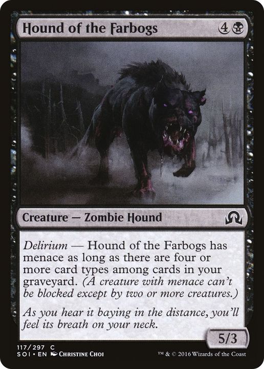 Hound of the Farbogs in the group Magic the Gathering / Types / Creatures / Zombie at Proxyprinters.com (5941)