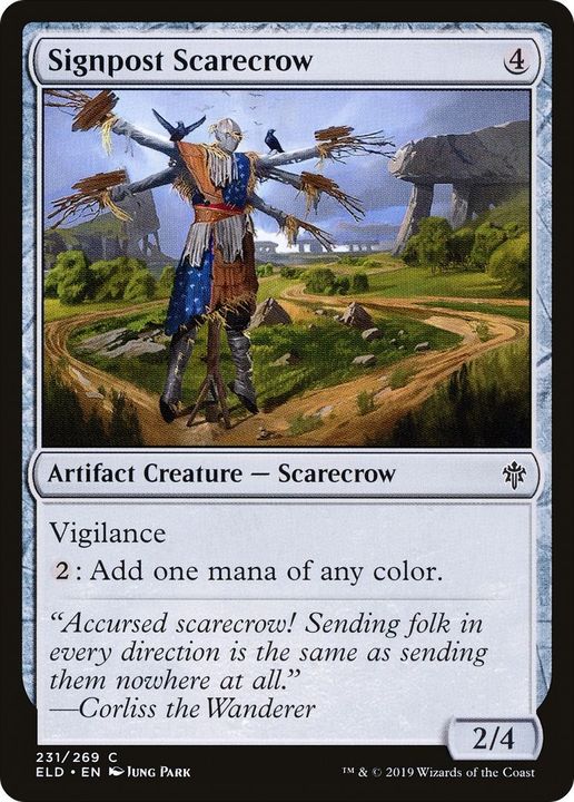 Signpost Scarecrow in the group Magic the Gathering / Types / Colors / Colorless at Proxyprinters.com (59415)