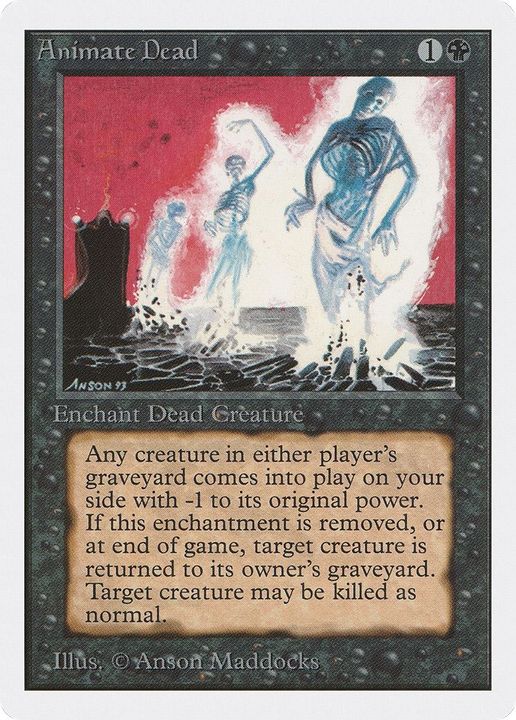 Animate Dead in the group Magic the Gathering / Types / Colors / Black at Proxyprinters.com (5942)