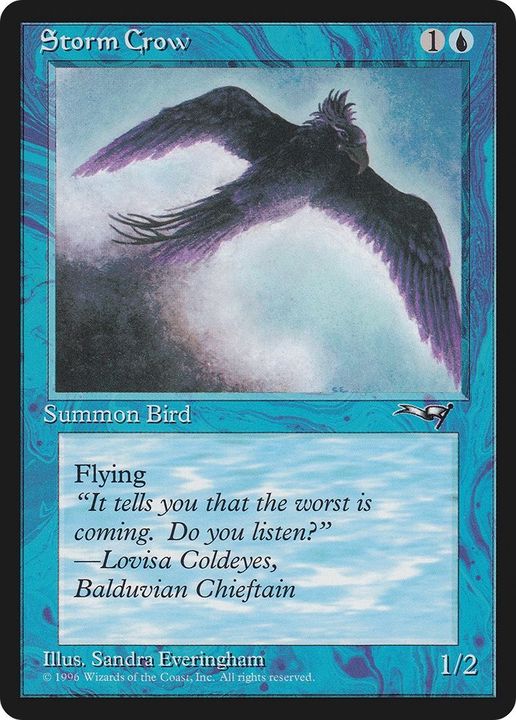 Storm Crow in the group Magic the Gathering / Types / Colors / Blue at Proxyprinters.com (59434)