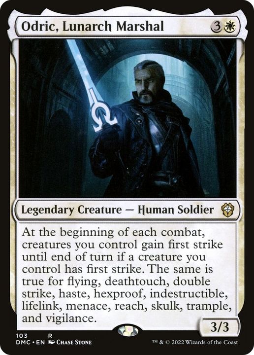 Odric, Lunarch Marshal in the group Magic the Gathering / Types / Creatures / Human at Proxyprinters.com (59436)