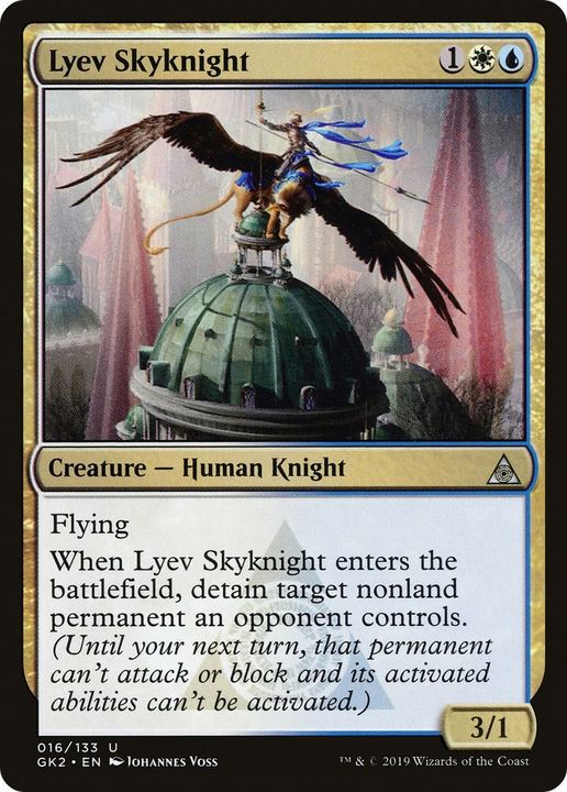 Lyev Skyknight in the group Magic the Gathering / Types / Colors / Multicolors / U, W at Proxyprinters.com (59440)