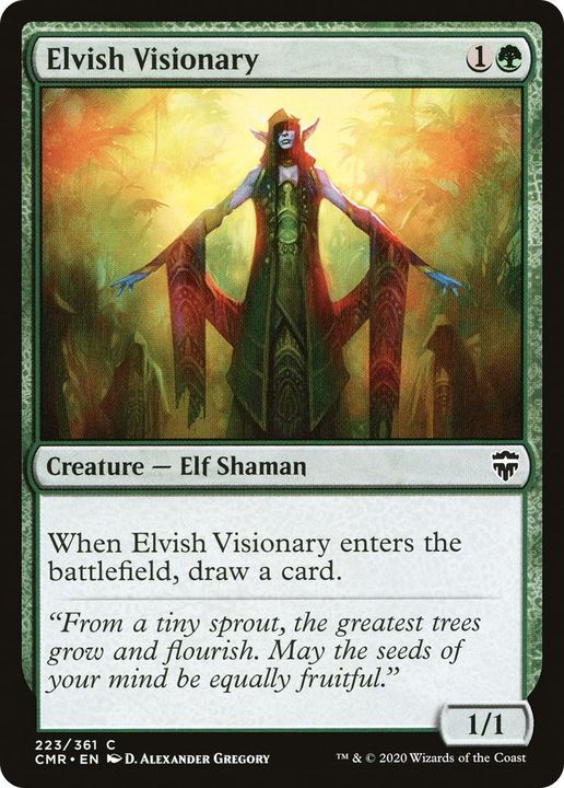 Elvish Visionary in the group Magic the Gathering / Sets / Commander Legends at Proxyprinters.com (59471)