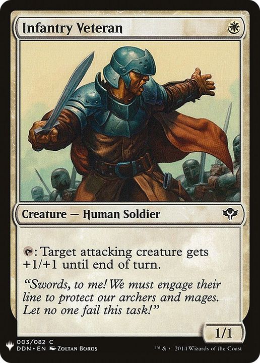 Infantry Veteran in the group Magic the Gathering / Types / Creatures / Human at Proxyprinters.com (59484)