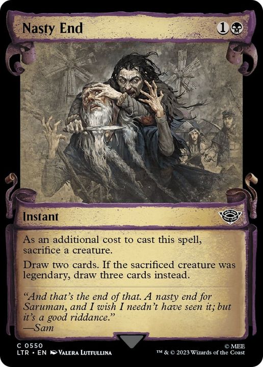 Nasty End in the group Magic the Gathering / Types / Colors / Black at Proxyprinters.com (59514)