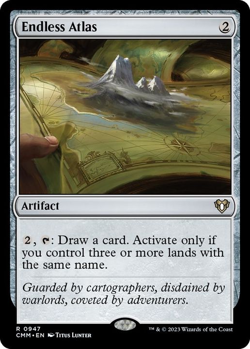 Endless Atlas in the group Magic the Gathering / Types / Artifacts / Artifact at Proxyprinters.com (59520)