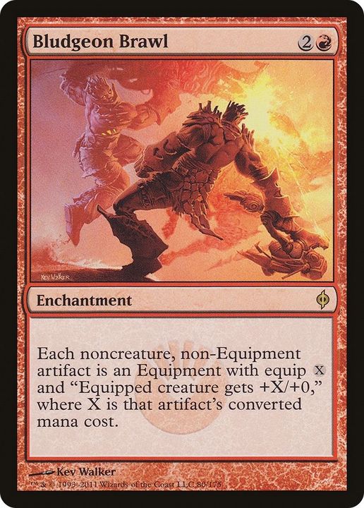 Bludgeon Brawl in the group Magic the Gathering / Types / Enchantment / Enchantment at Proxyprinters.com (59525)