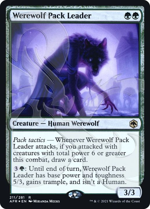 Werewolf Pack Leader in the group Magic the Gathering / Types / Creatures / Human at Proxyprinters.com (59530)