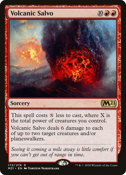 Volcanic Salvo in the group Magic the Gathering / Types / Colors / Red at Proxyprinters.com (59547)