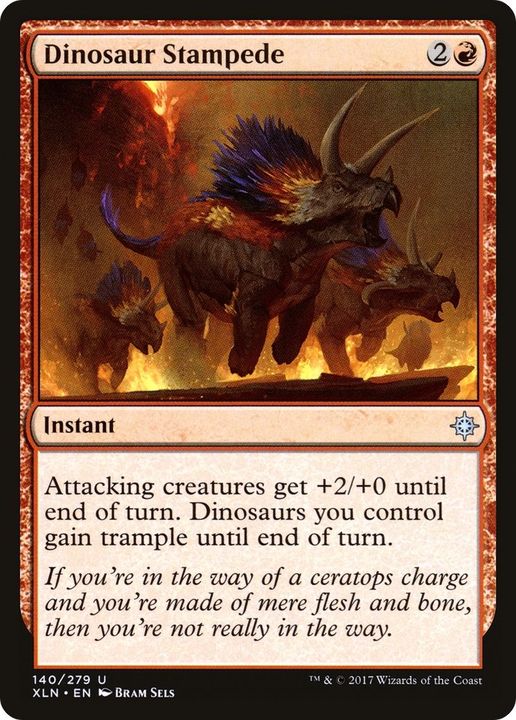 Dinosaur Stampede in the group Magic the Gathering / Types / Colors / Red at Proxyprinters.com (59548)