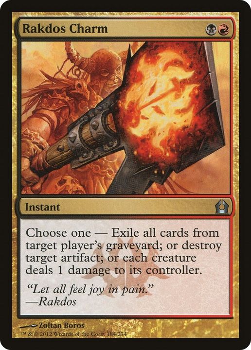 Rakdos Charm in the group Magic the Gathering / Types / Colors / Multicolors / B, R at Proxyprinters.com (5956)