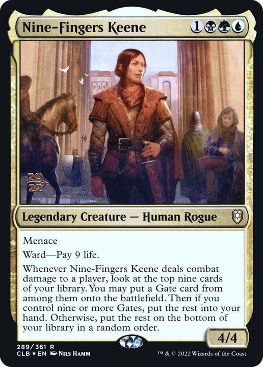 Nine-Fingers Keene in the group Magic the Gathering / Types / Colors / Multicolors / B, G, U at Proxyprinters.com (59579)