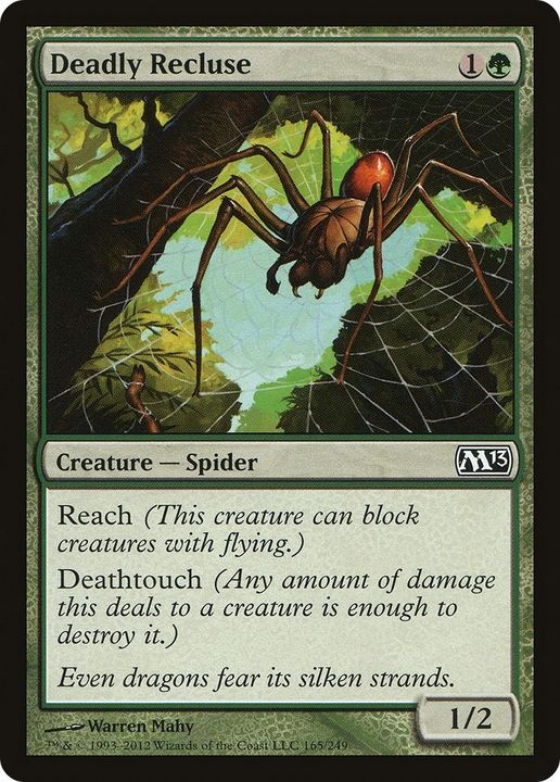 Deadly Recluse in the group Magic the Gathering / Types / Colors / Green at Proxyprinters.com (59591)