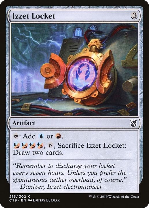 Izzet Locket in the group Magic the Gathering / Types / Artifacts / Artifact at Proxyprinters.com (59600)