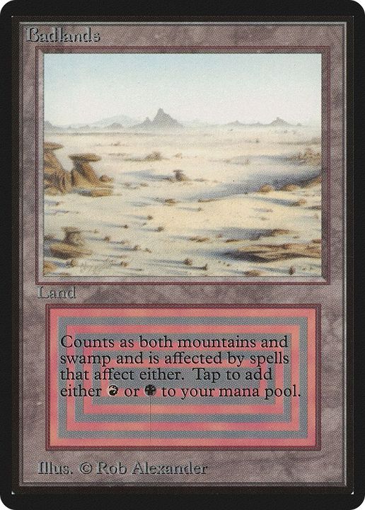 Badlands in the group Magic the Gathering / Types / Land / Mountain at Proxyprinters.com (59612)