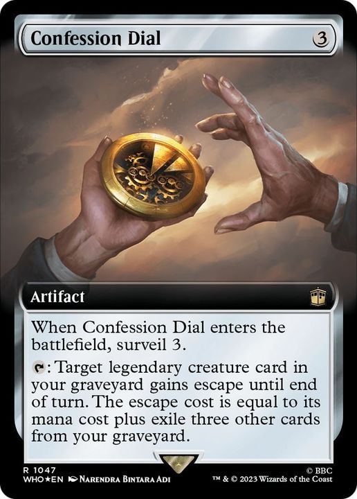 Confession Dial in the group Magic the Gathering / Types / Artifacts / Artifact at Proxyprinters.com (59619)