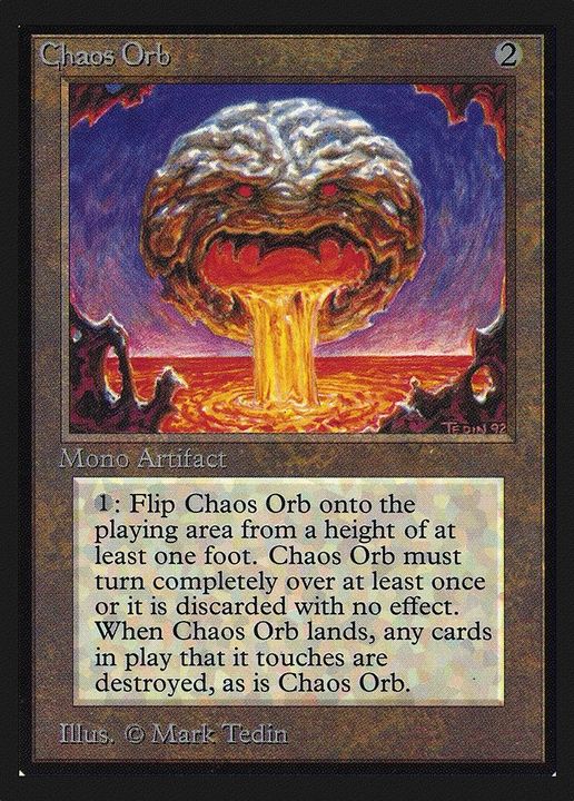 Chaos Orb in the group Magic the Gathering / Types / Artifacts / Artifact at Proxyprinters.com (59623)