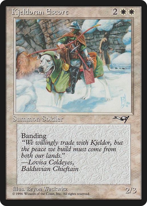 Kjeldoran Escort in the group Magic the Gathering / Sets / Alliances at Proxyprinters.com (5977)