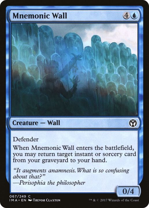 Mnemonic Wall in the group Magic the Gathering / Types / Colors / Blue at Proxyprinters.com (59855)