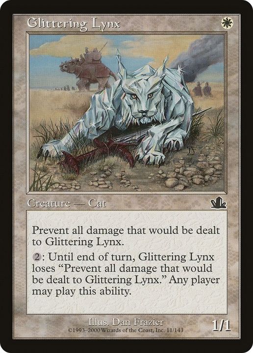 Glittering Lynx in the group Magic the Gathering / Types / Colors / White at Proxyprinters.com (59874)