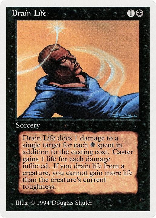 Drain Life in the group Magic the Gathering / Types / Colors / Black at Proxyprinters.com (59898)