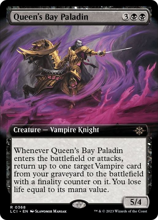 Queen's Bay Paladin in the group Magic the Gathering / Types / Colors / Black at Proxyprinters.com (59911)