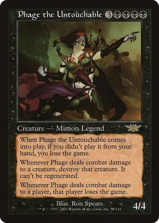 Phage the Untouchable in the group Magic the Gathering / Types / Colors / Black at Proxyprinters.com (59917)