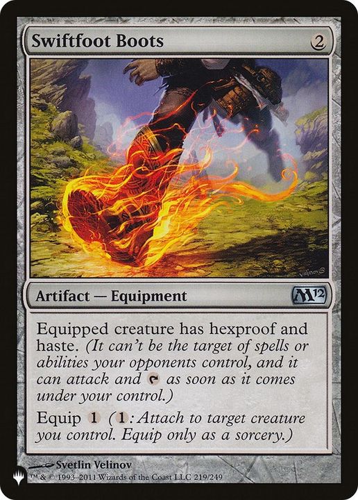 Swiftfoot Boots in the group Magic the Gathering / Types / Artifacts / Artifact at Proxyprinters.com (59932)