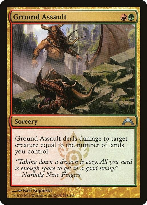 Ground Assault in the group Magic the Gathering / Sets / Global Series Jiang Yanggu & Mu Yanling at Proxyprinters.com (59942)