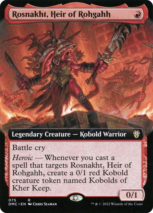 Rosnakht, Heir of Rohgahh in the group Magic the Gathering / Types / Creatures / Warrior at Proxyprinters.com (59947)