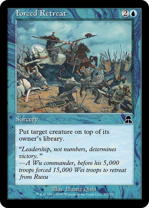 Forced Retreat in the group Magic the Gathering / Types / Colors / Blue at Proxyprinters.com (5996)