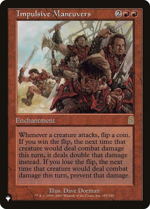 Impulsive Maneuvers in the group Magic the Gathering / Types / Enchantment / Enchantment at Proxyprinters.com (59978)