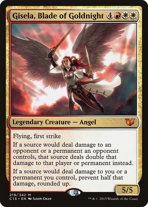 Gisela, Blade of Goldnight in the group Magic the Gathering / Types / Colors / Multicolors / R, W at Proxyprinters.com (59981)