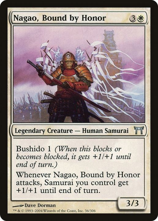 Nagao, Bound by Honor in the group Magic the Gathering / Types / Creatures / Human at Proxyprinters.com (60007)